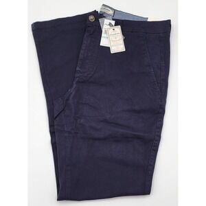 Flag & Anthem Chino Pants Men 34x34 Navy Blue NEW Nashville Straight Leg NWT